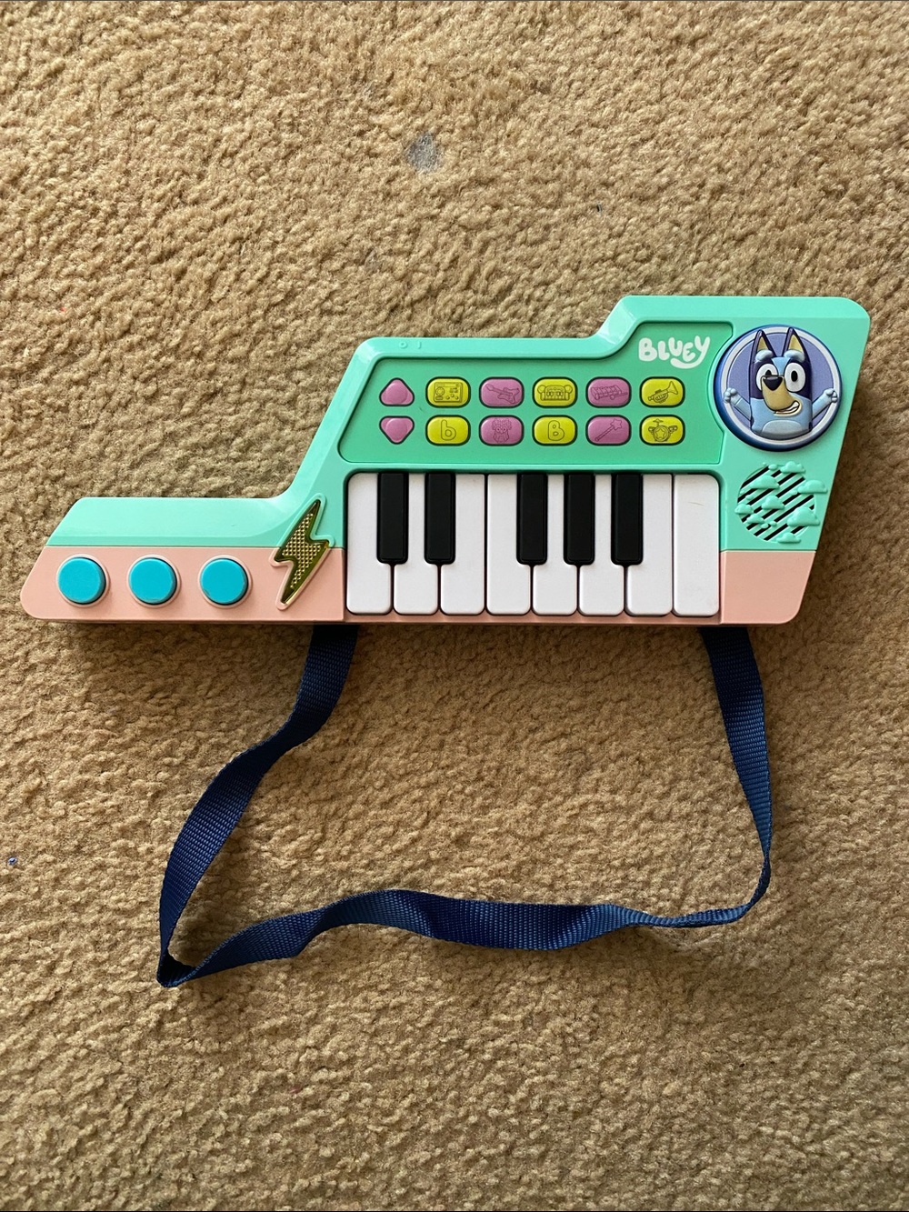 Bluey Keyboard Guitar Toy - Interactive Musical Play